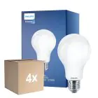 Multipack 4x Philips Classic LED Bulbo E27 Pera Mate 17.5W 2452lm - 827 Luz muy Cálida | Reemplazo 150W