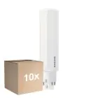Multipack 10x Philips CorePro PL-C LED 5.5W 600lm - 830 Luz Cálida | 4-Pines - Reemplazo 13W