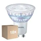 Multipack 10x Philips Corepro LED Foco GU10 PAR16 6.7W 670lm 60D - 830 Luz Cálida | Reemplazo 90W
