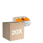 Multipack 20x Wago 221-413 Terminal de tornillo Conector| 3 Cable Conexión