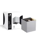 D'Lite Luz De Pared Nova Plata Up & Down 4.9W 480lm - 830 Luz Cálida | IP54 - Ángulo de haz ajustable