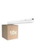 Multipack 10x Ledvance Pantalla LED Linear Compacto Cambiar 4W 400lm - 830 Luz Cálida | 30cm