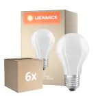 Multipack 6x Osram Classic LED E27 Pera Con Filamento Mate 11W 1521lm - 840 Blanco Frio | Regulable - Reemplazo 100W