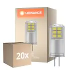 Multipack 20x Ledvance Performance LED Capsule Clara G4 2W 200lm - 827 Luz Muy Cálida | Regulable - Reemplazo 20W