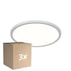 Multipack 3x Nordlux LED Luz de techo Oja 29 Blanco 15W 1700lm - 830-840 CCT | IP20
