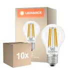 Multipack 10x Ledvance Classic LED E27 Pera Con Filamento Clara 11W 1521lm - 840 Blanco Frio| Reemplazo 100W