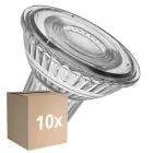 Multipack 10x Ledvance Foco LED GU10 PAR16 6.1W 575lm 36D - 930 Luz Cálida | Mejor Reproducción De Color - Regulable - Reemplazo 80W