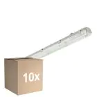 Multipack 10x Philips Pantalla LED Estanca WT050C | Apta Para 2x150cm Tubo LED