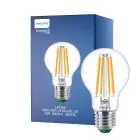 Philips MASTER LED Bulbo Ultra Efficient E27 Pera Clara 4W 840lm - 830 Luz Cálida | Reemplazo 60W