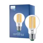 Philips MASTER LED Bulbo Ultra Efficient E27 Pera Clara 5.2W 1095lm - 830 Luz Cálida | Reemplazo 75W