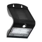 Eglo Luz De Pared Lamozzo Solar Negro 3W 440lm - 830-840 CCT | IP54 - Sensor de Movimiento y Luz